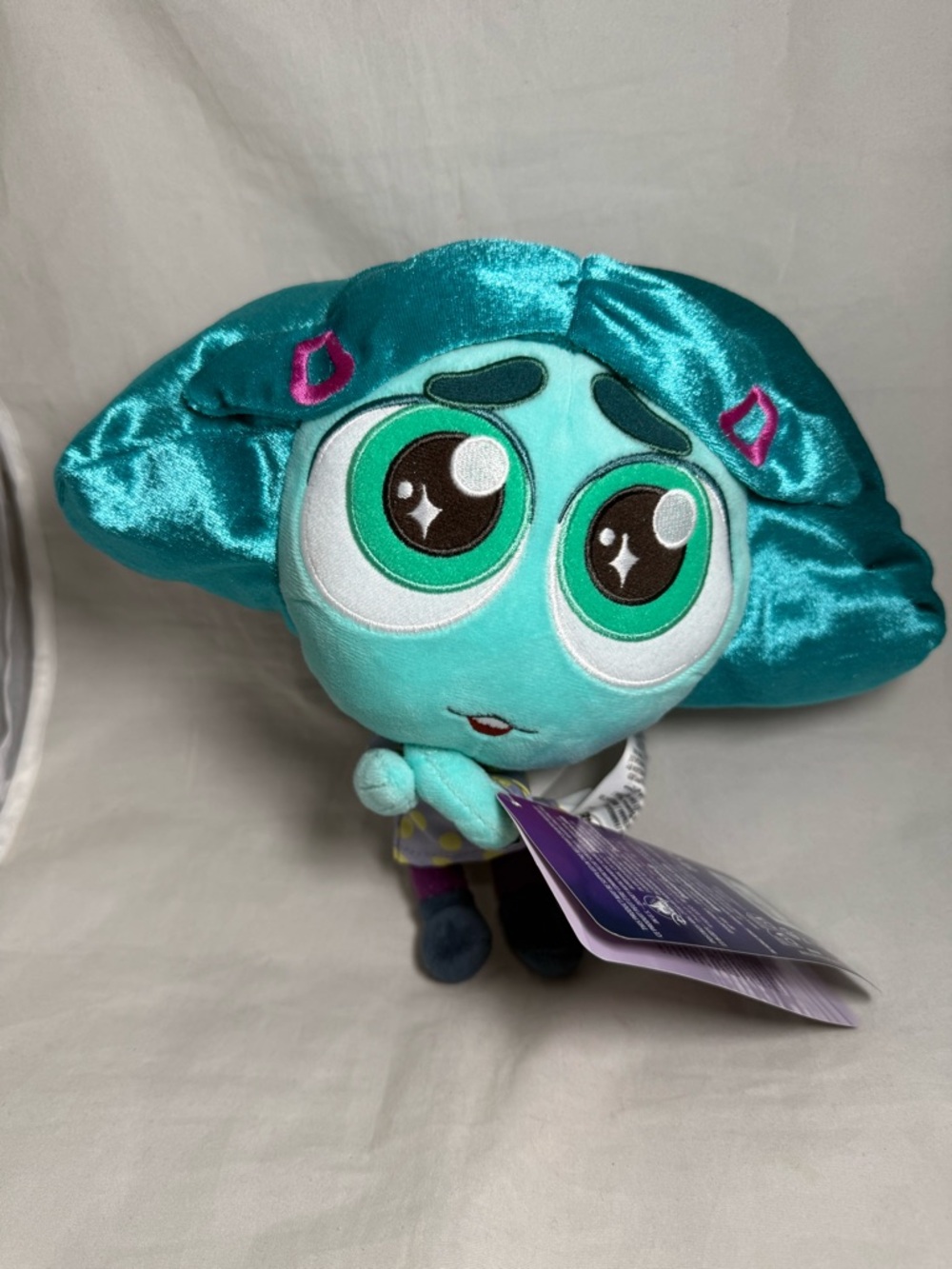 Disney Parks Pixar Inside Out 2 Envy Plush Toy Embroidered NEW